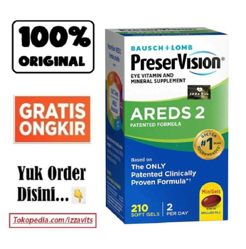 Promo PreserVision Preser Vision Areds Ared 2 Formula Eye Vitamin 210 ...