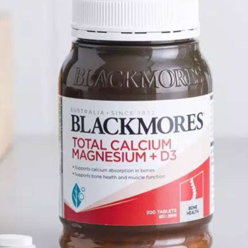Jual BLACKMORES Total Calcium Magnesium+D3 200 tabs / Vitamin Tulang
