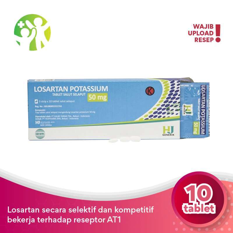 Jual Losartan 50 Mg - Obat Hipertensi Di Seller Sahabat Kesehatan ...