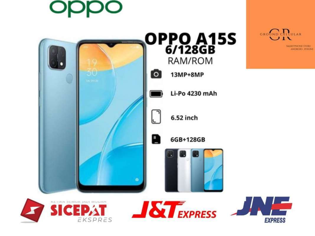 Jual NEW PROMO OPPO A15S HP OPPO A15S RAM 6/128 Garansi 1 tahun di