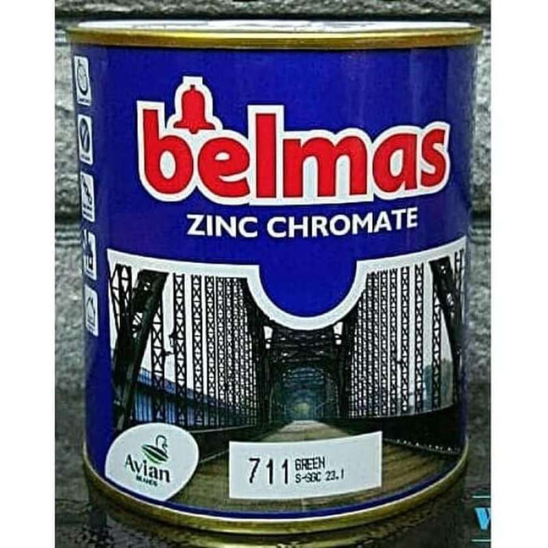 Jual BELMAS Zinc Chromate 711 Green / Meni Besi di Seller Toko Cat 73
