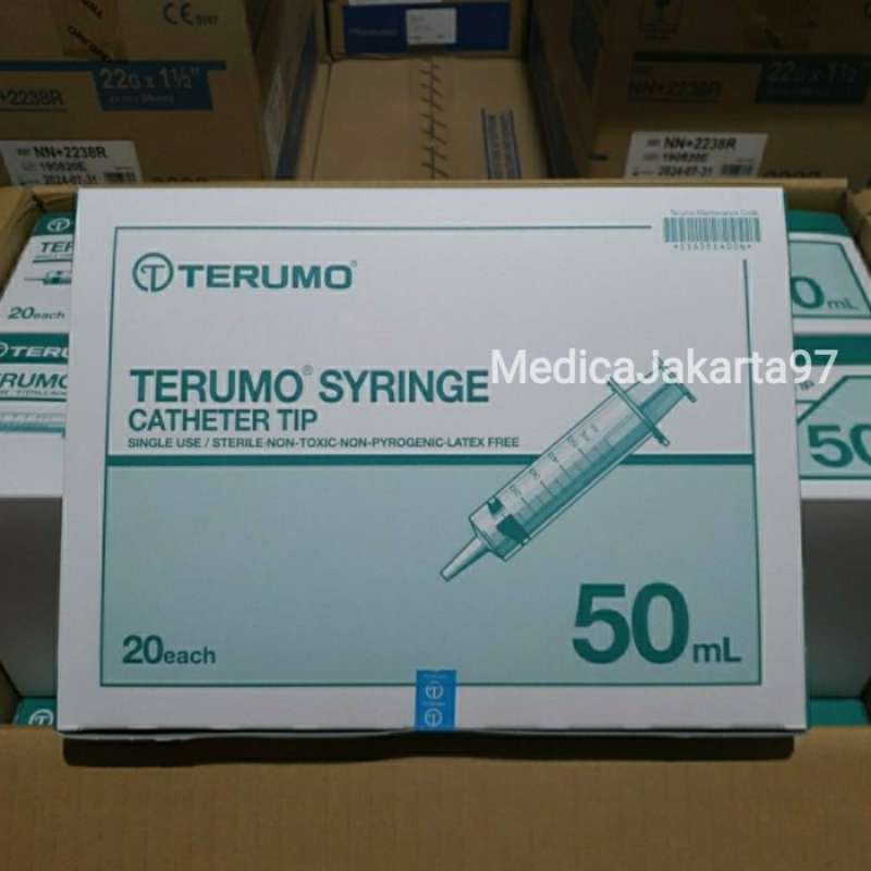 Promo Syringe Terumo 50 cc Spuit Terumo 50cc catheter tip 50ml / 50