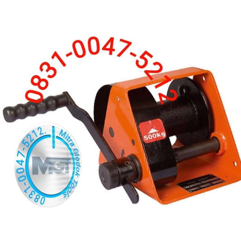 Promo hand winch 500 kg katrol kerekan manual Merk nagasaki japan