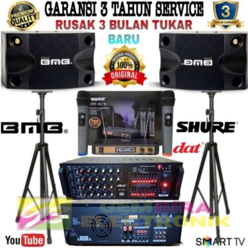 Jual Paket sound bmb 8 inch karaoke set Amplifier Dat Original di