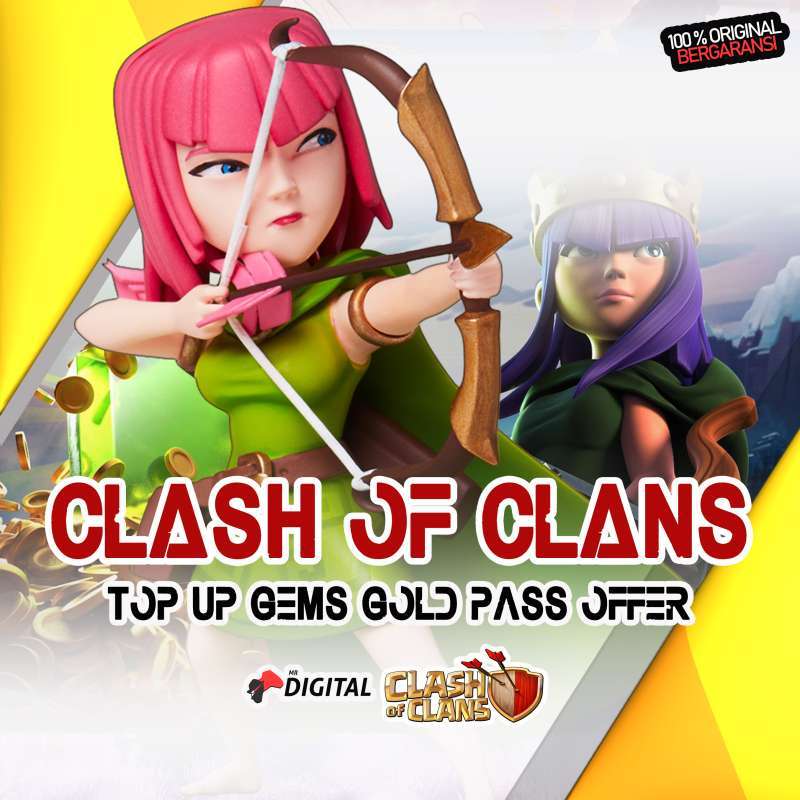 Promo Clash Of Clans Coc Skin 159000 Diskon 4 Di Seller Misterdigital Maguwoharjo, Kab