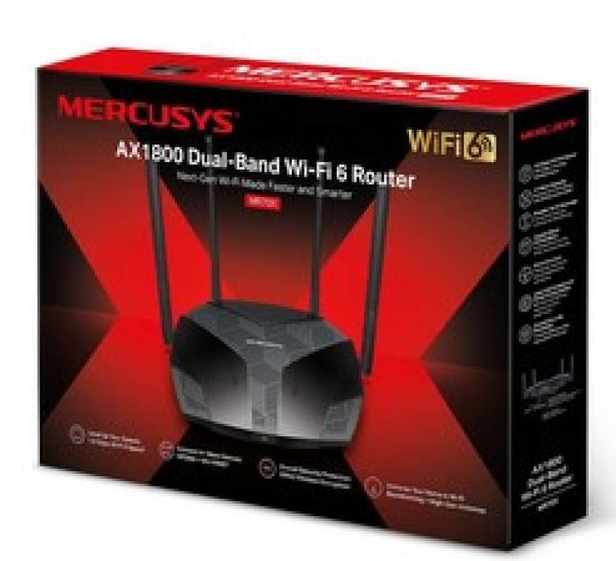 Jual Mercusys Mr70x Ax1800 Dual-band Wifi 6 Router Mr70 X Mr 70x Di ...