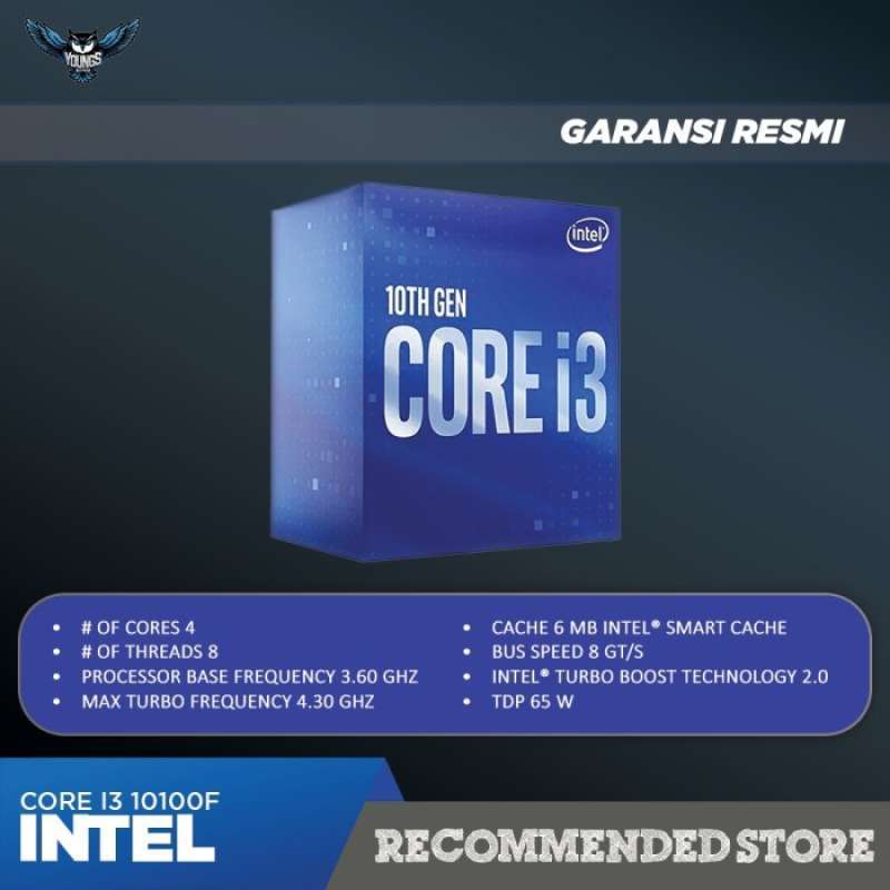Promo Intel Core i3-10100F box Diskon 54% di Seller Pazcom - Pasar Baru ...