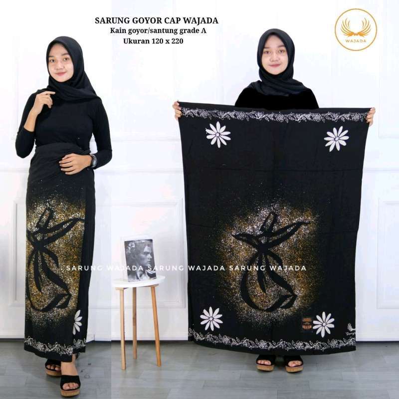 Jual Sarung Santung Wanita Motif Mbak Santri / Sarung Gloyor Wajada ...
