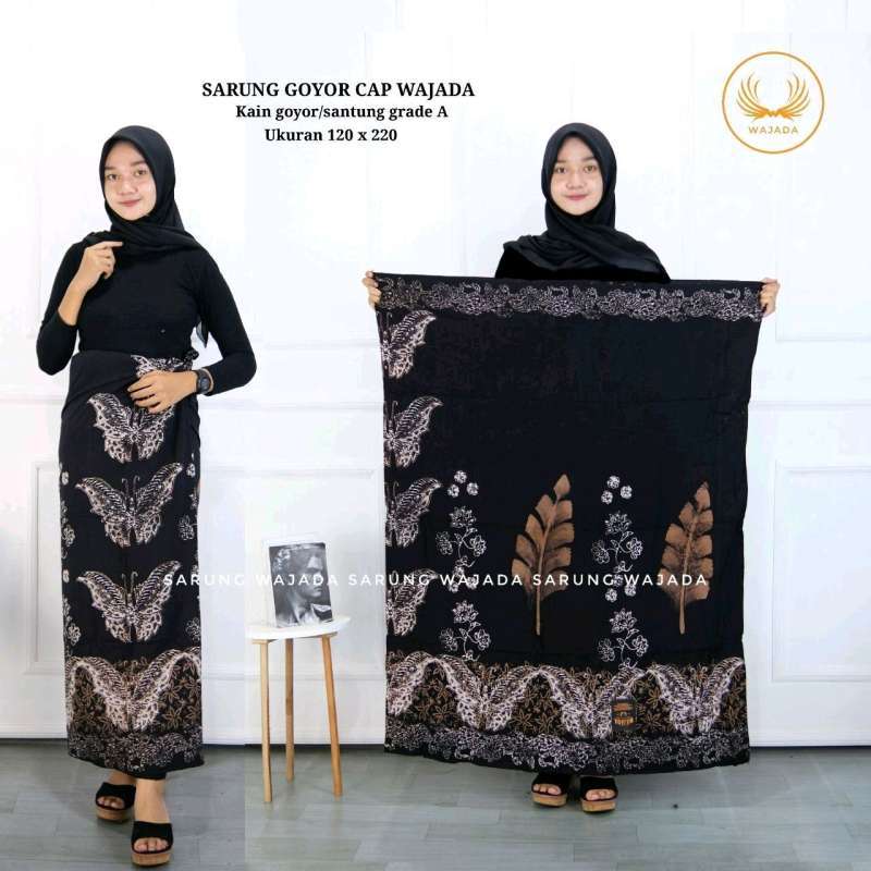 Jual Sarung Santung Wanita Motif Mbak Santri / Sarung Gloyor Wajada ...