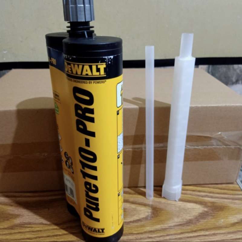 Promo chemical anchor dewalt pure 110 pro 620ML lem beton lem epoxy