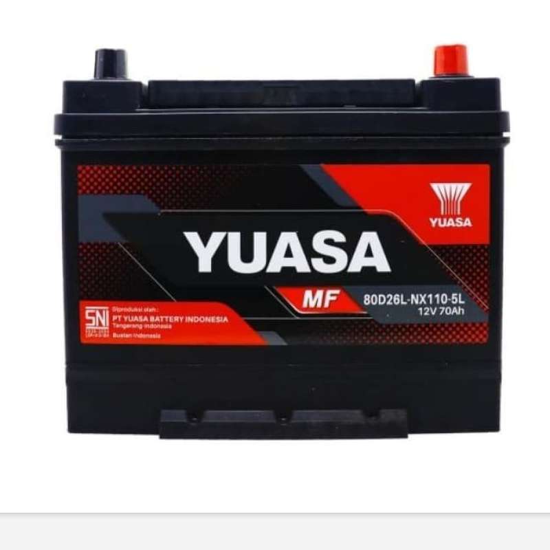 Promo Accu Yuasa 80D26L MF 70Ah Kering Diskon 23% di Seller SBY_store ...