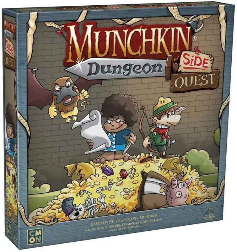Promo Munchkin Dungeon Side Quest Expansion Board Game Diskon 2 Di