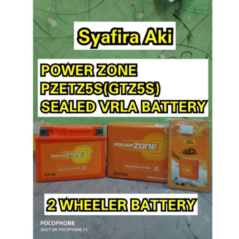 Promo AKI MOTOR HONDA SUPRA X 125 , KARISMA , VARIO GTZ5S Aki kering