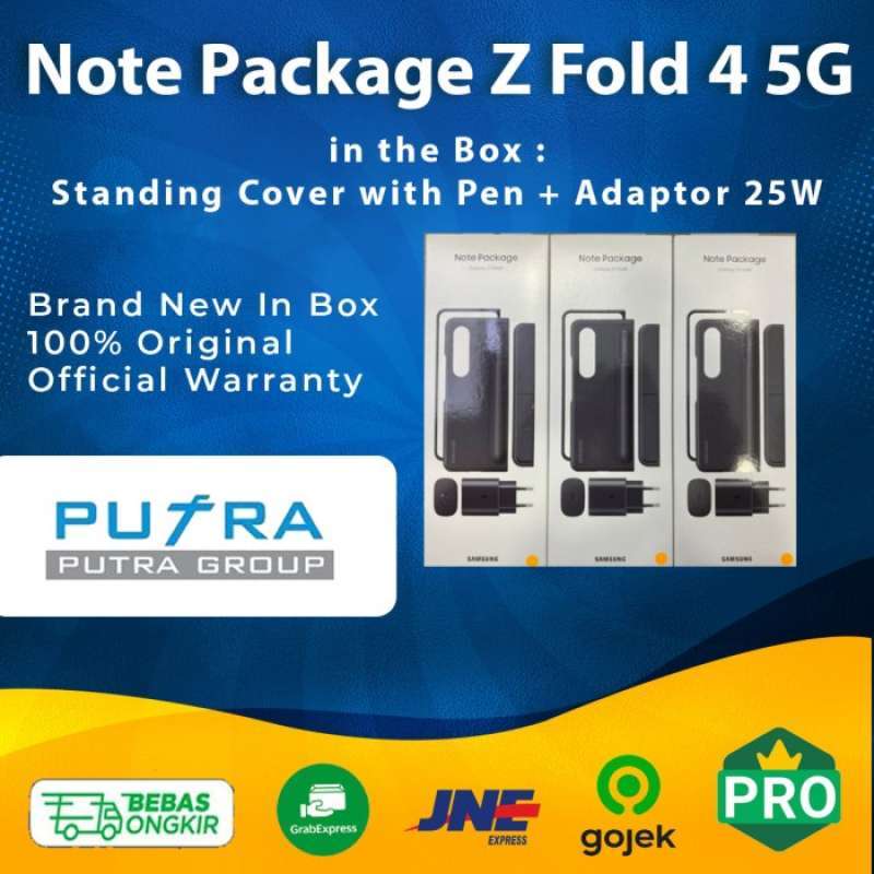 Promo Galaxy Z Fold 4 Fold4 5G Note Package Standing Cover with Pen ...
