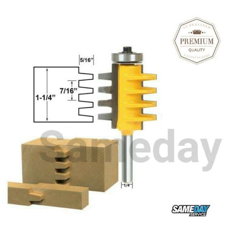 Promo Mata Profil Finger Joint Router Bit Set Woodworking Diskon 23% di ...