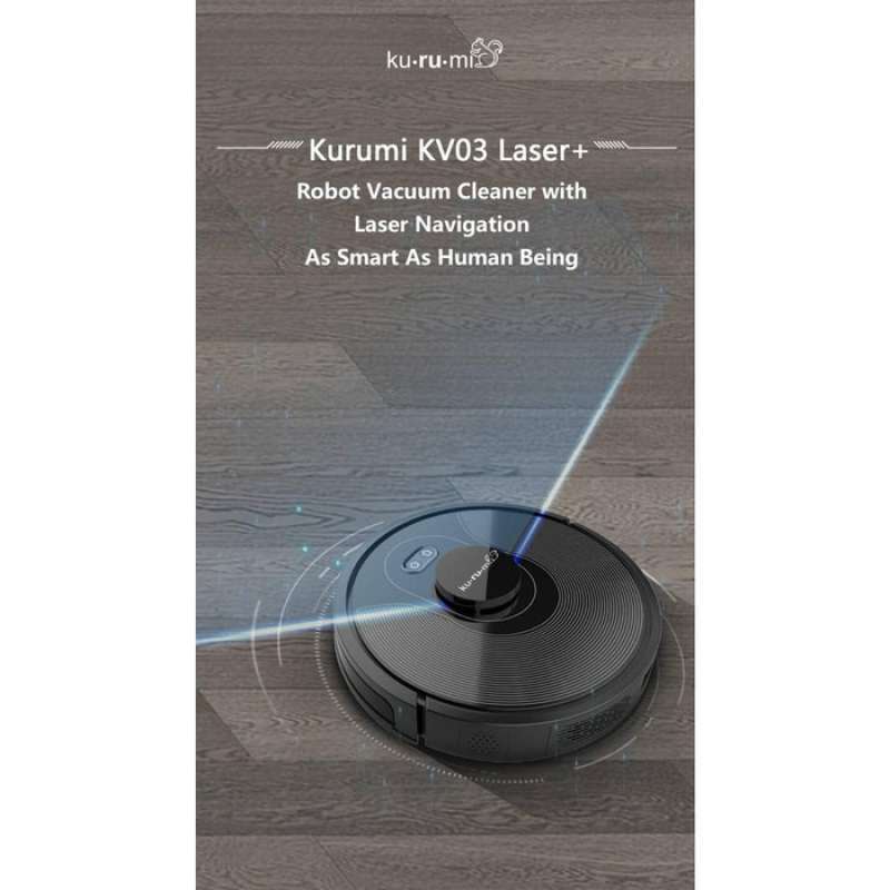 Jual Kurumi KV 03 Laser+ Robot UV Vacuum Cleaner di Seller Maha Karya Seller Wijaya Kusuma