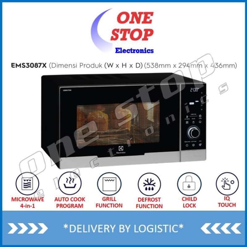 Promo [garansi Resmi] Electrolux Ems3087x / Ems 3087 X Microwave Oven