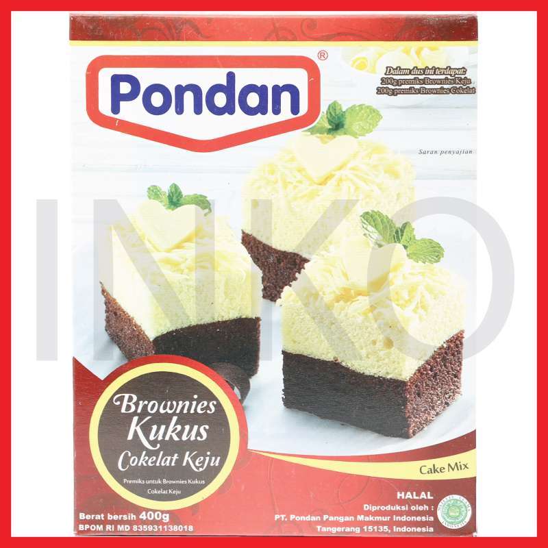 Jual Pondan Brownies Kukus Cokelat Keju Cake Mix 400gr Di Seller Tambah Jaya Swalayan Rungkut