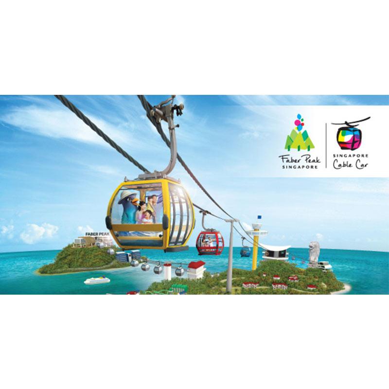 Promo Travel Station Singapore Cable Car 2Way / Round Trip ETicket