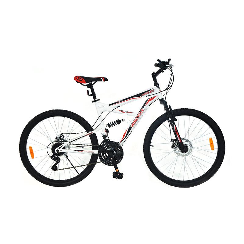 Jual WIMCYCLE Air Flex X3 Sepeda MTB Putih 26 Inch Jual WIMCYCLE Air Flex X3 Sepeda MTB Putih 26 Inch