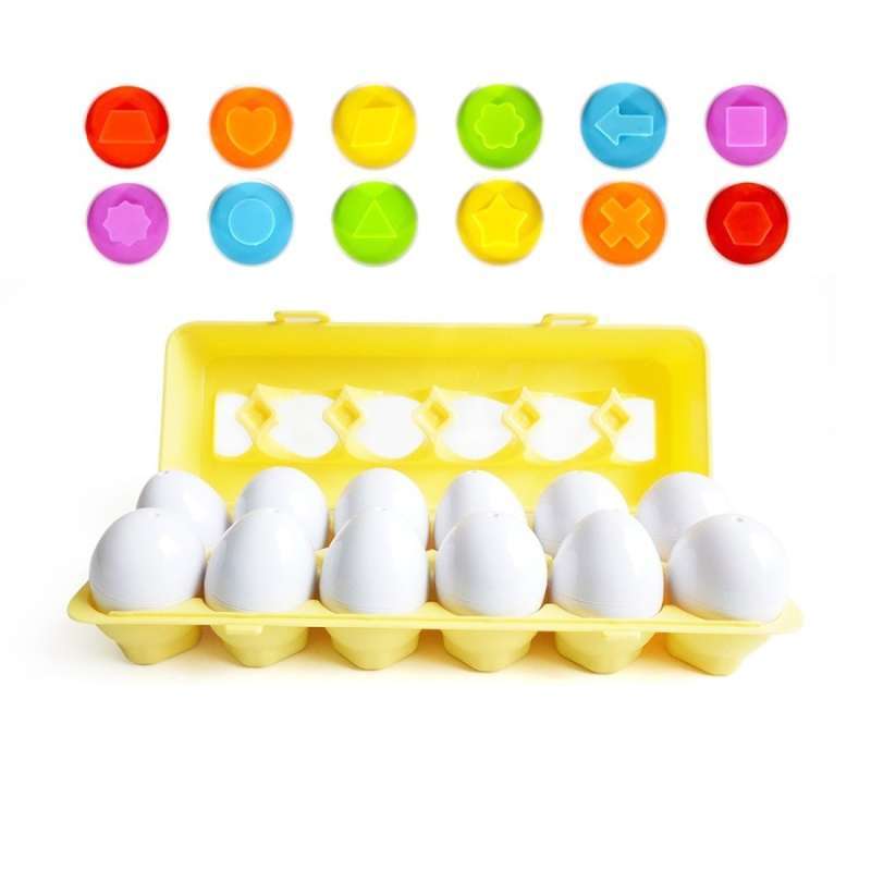 Matching eggs. Matching eggs