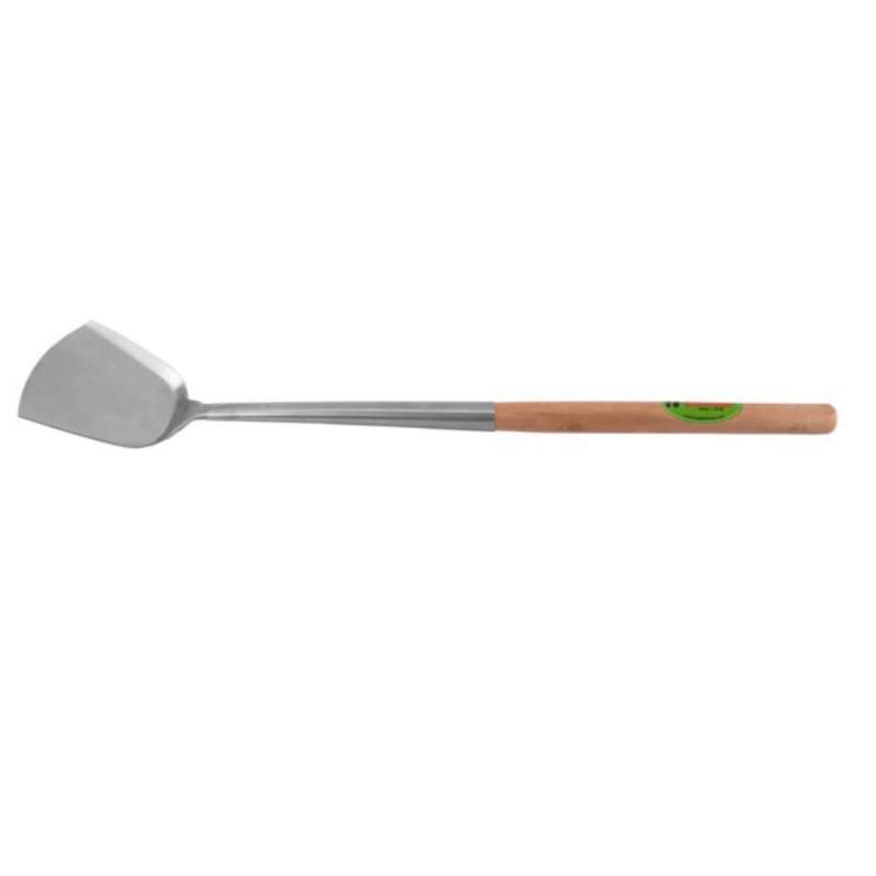 Jual SODET STAINLESS / SPATULA BESAR GAGANG KAYU JUMBO ukuran 65 cm di