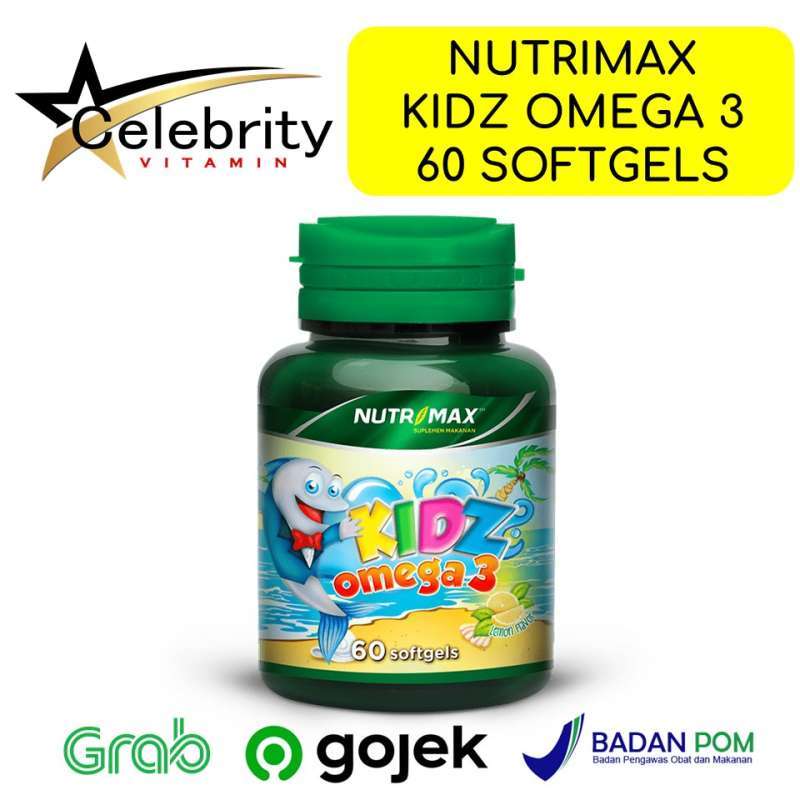 Jual NUTRIMAX OMEGA 3 KIDZ KIDS ISI 60 KAPSUL VITAMIN OMEGA 3 VIT OTAK