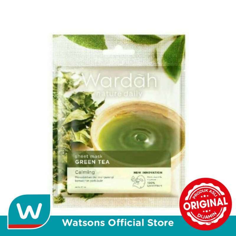Jual WARDAH Nature Daily Sheet Mask Green Tea di Seller WATSONS