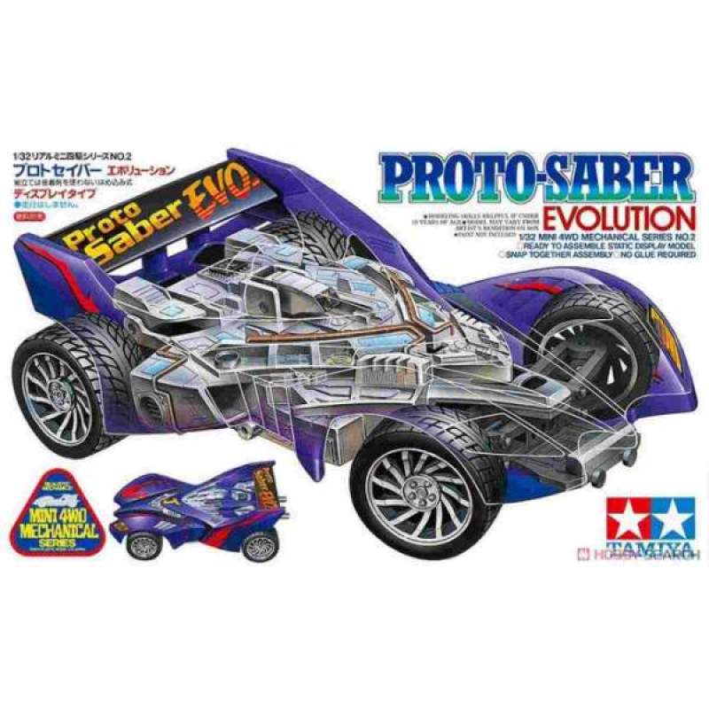 Jual Tamiya Mechanical Mini 4WD Proto Saber Evolution di Seller VEGA
