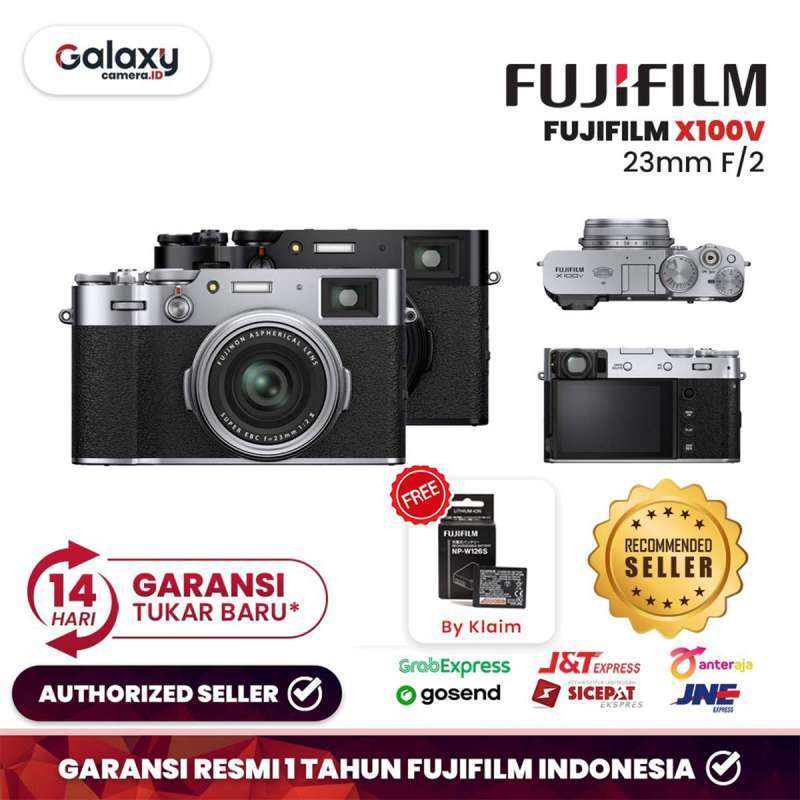 Jual Fujifilm X100V Fuji X100V Mirrorless Camera Black di Seller Galaxy Camera Galaxy Camera