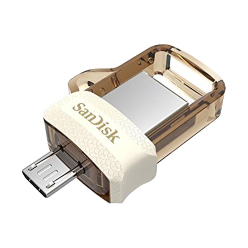 Jual Sandisk Ultra Dual USB Drive OTG - Gold [64 GB