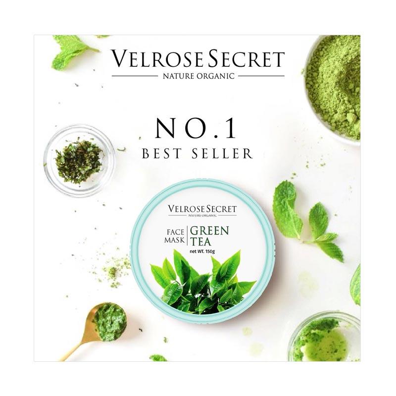 Jual Nature Organic Velrose Secret Green Tea Masker Wajah ...