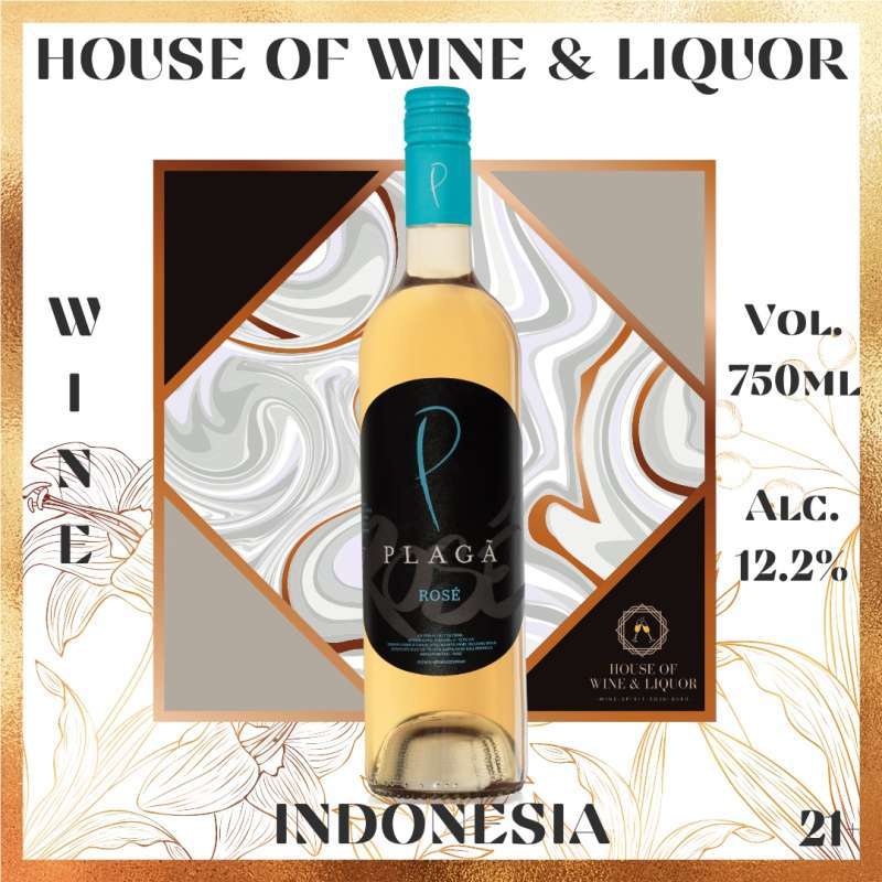 Jual Plaga Wine Rose Wine [750 mL] di Seller House of Wine and Liquor