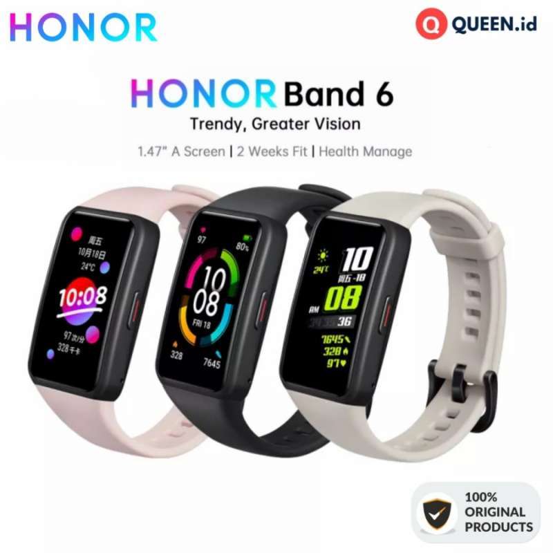 √ Huawei Honor Band 6 Amoled Spo2 Smartband Smart Watch Band 6