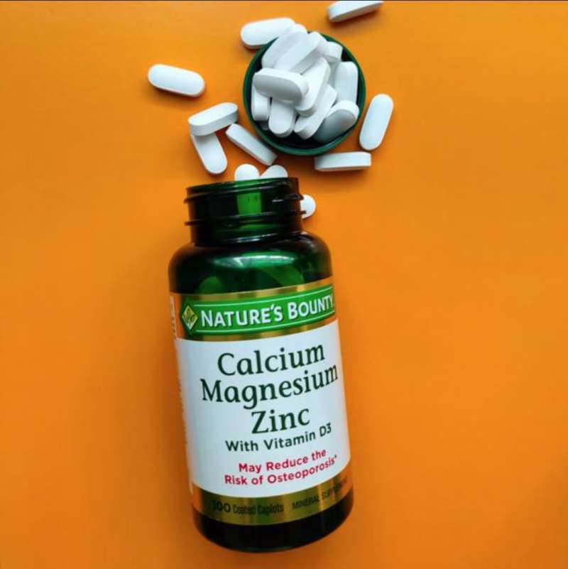 Jual Nature Bounty Calcium Magnesium Zinc 100 Cap Vit D3 Cegah