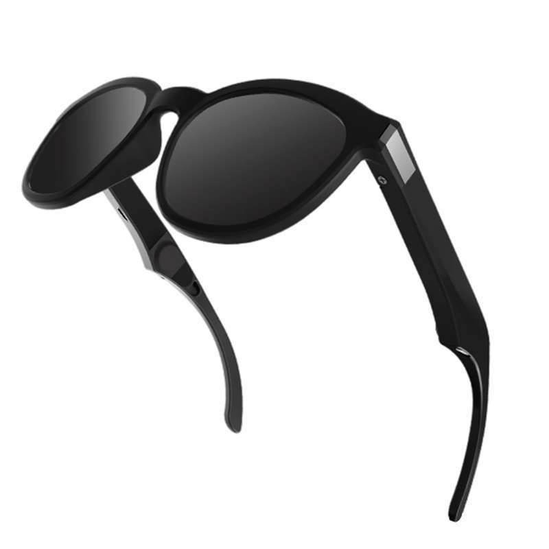 Jual G4 Smart Glasses Bluetooth Bone Conduction Headphone Headset Black di Seller Homyl