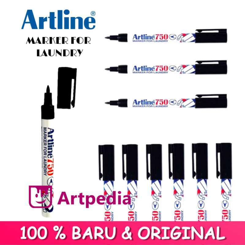 Jual Artline Marker 0.7mm EK750 / Spidol Artline Marker For Laundry di