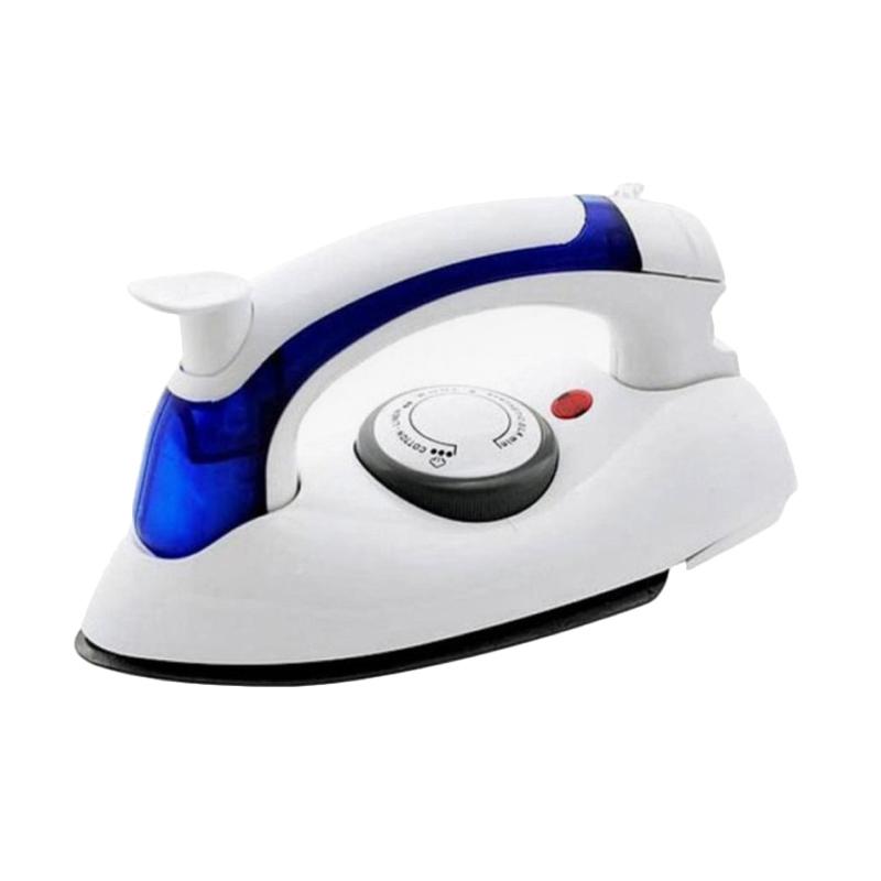 jual hetian lipat mini 2in1 setrika uap biru jual hetian lipat mini 2in1 setrika uap biru