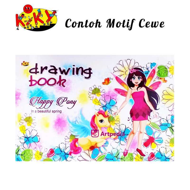 Jual Buku gambar A4 Drawing book merek Kiky /Drawing Book Kiky A4