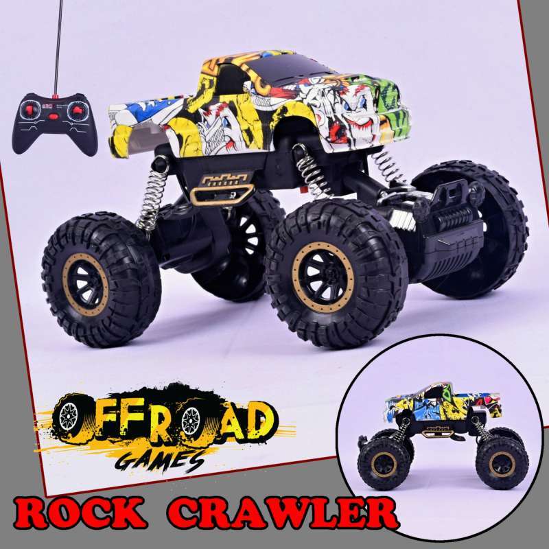 Promo REMOTE CONTROL ROCK CRAWLER MONSTER TRUCK OFF ROAD LIKE DIRT Diskon 22 di Seller Double