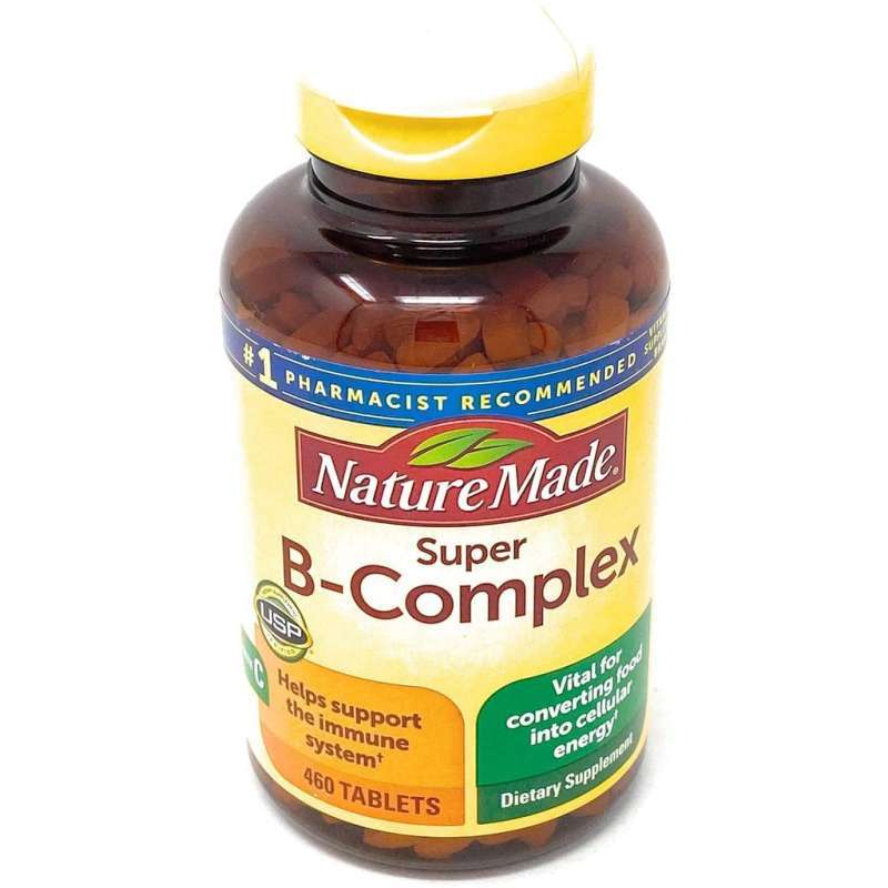 Jual NatureMade Vitamin B Complex plus Calcium & Vit C isi 460 tablet