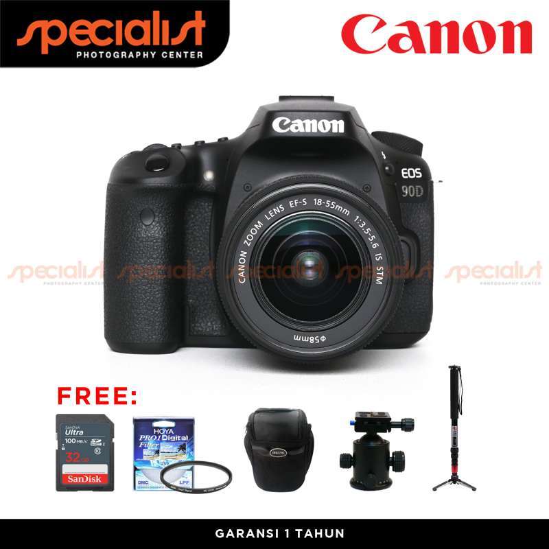 Jual Canon EOS 90D Kit EF-S 18-55mm IS STM di Seller Specialist ...