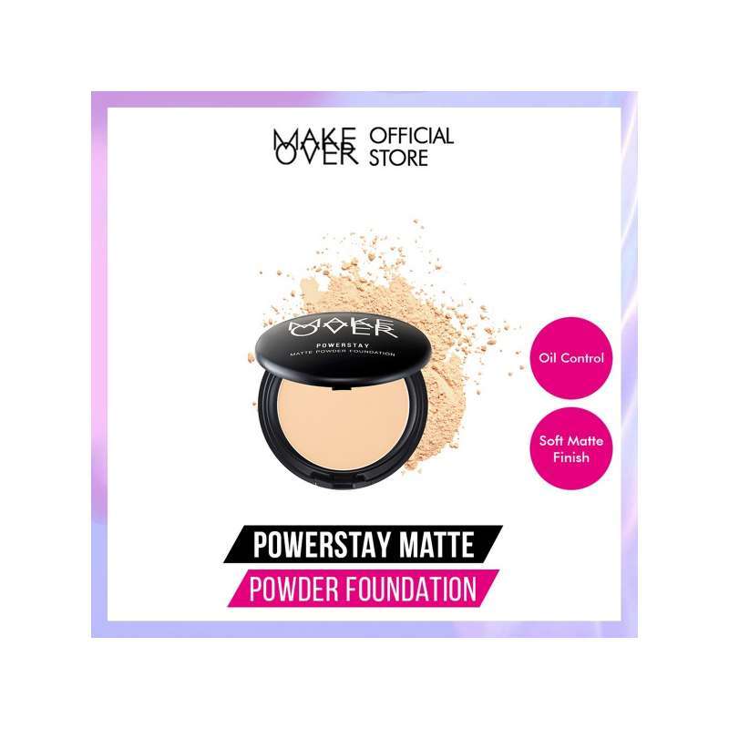 Jual Bedak Muka Glowing / [new Shades] Make Over Powerstay Matte Powder ...