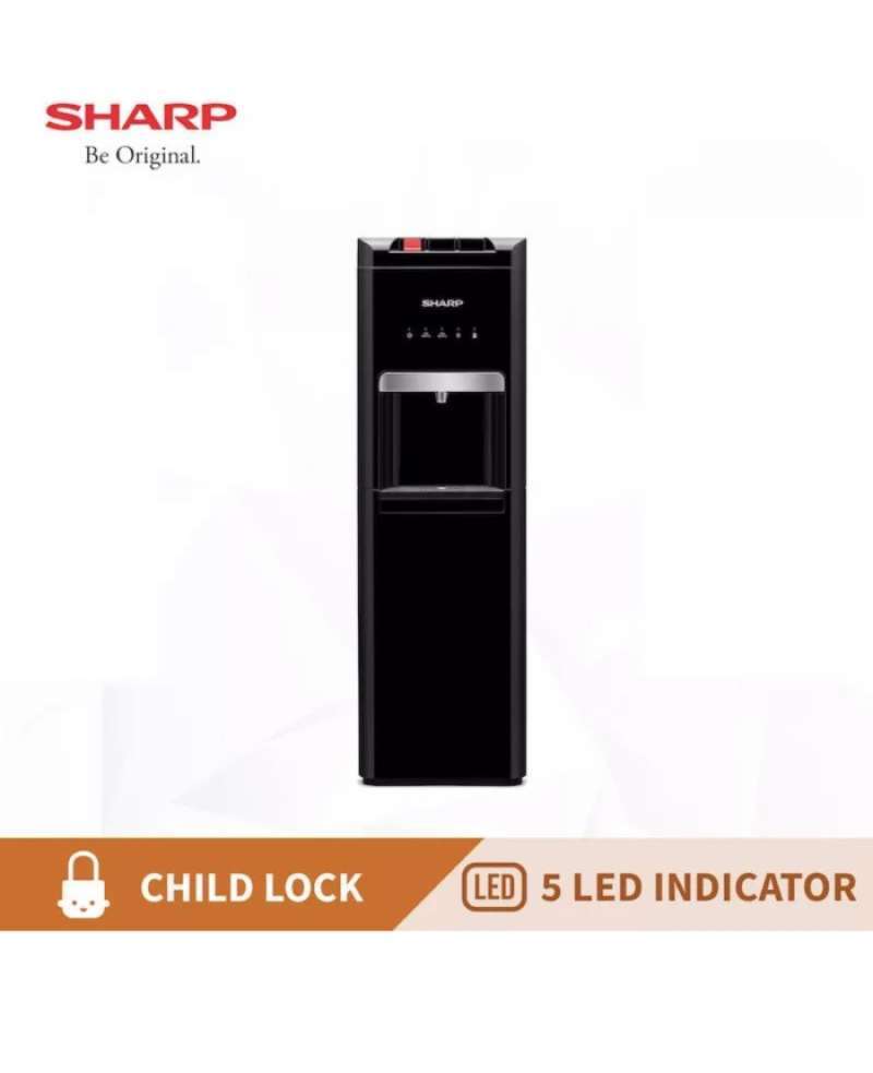 Jual Sharp Water Dispenser Bottom Loading SWD66EHLBS Silver di Seller
