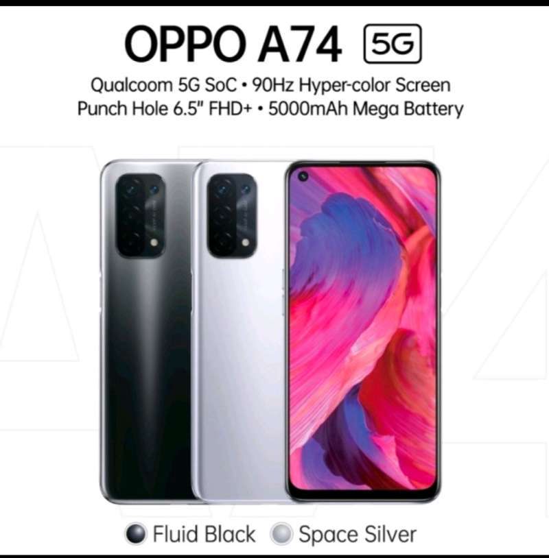 âˆš Oppo A74 5g 6/128gb Terbaru September 2021 harga murah - kualitas