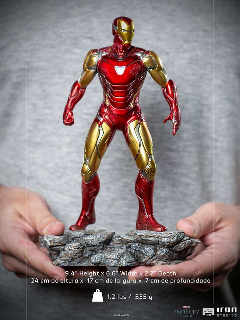 Iron Studios 1:10 Iron Man Collectible Art Scale Figure Iron Man
