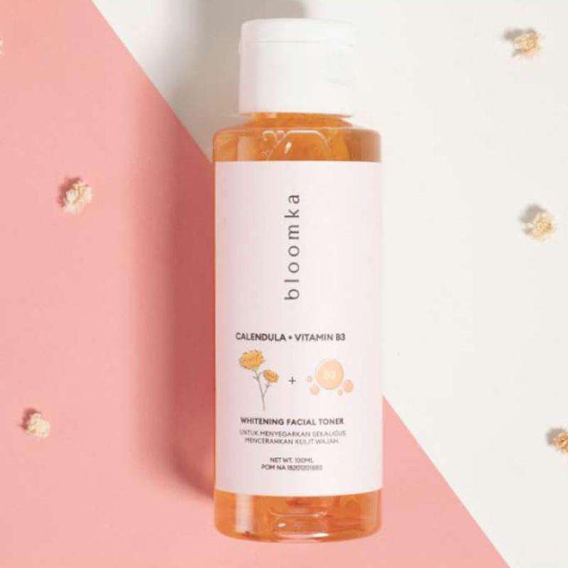 Promo Bloomka Calendula+vitamin B3 (Niacinamide) Whitening Facial Toner ...