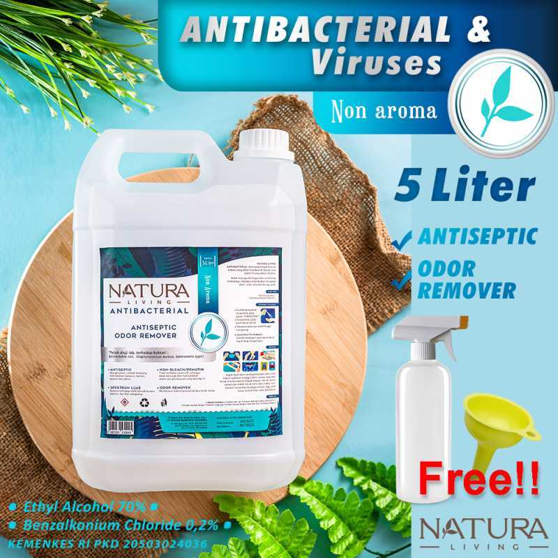 Promo Hand Sanitizer Sanitizer Cair Natura Living Liquid Refill Spray 5