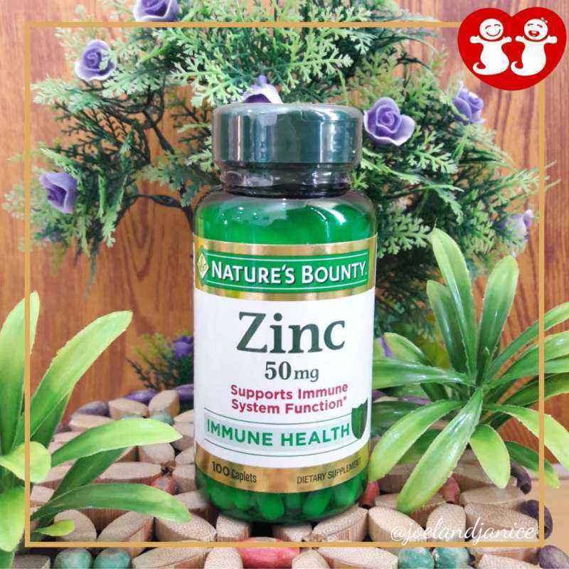 Jual Nature's Bounty Zinc Gluconate [50 mg/100 Caps] di Seller