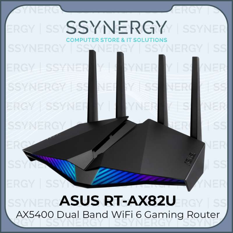 Jual ASUS RTAX82U Router Gaming AX5400 Dual Band WiFi 6 PS5 Mesh WiFi